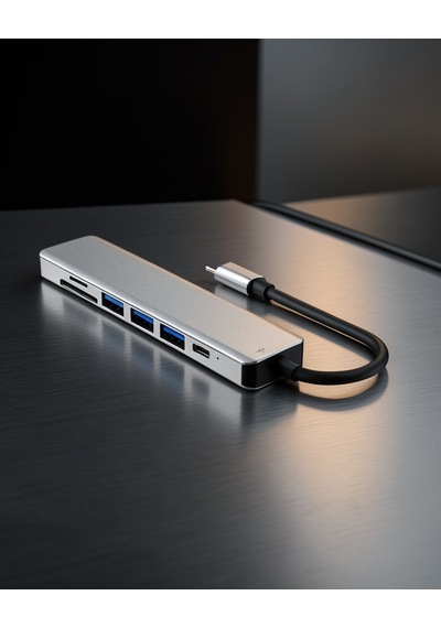 8 Portlu Type-c Hub Sd Tf Usb Ethernet Uuczzzz Apple MacBook Uyumlu çeviriciiiiiii1