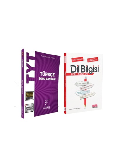 Karekök Tyt Türkçe Ve Akm Dil Bilgisi Soru Bankası Seti 2 Kitap