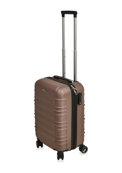 Hoffmannss Travel Star Kabin Boy Abs Valiz - Platin - 57x37x23 Cm Çok Renkli