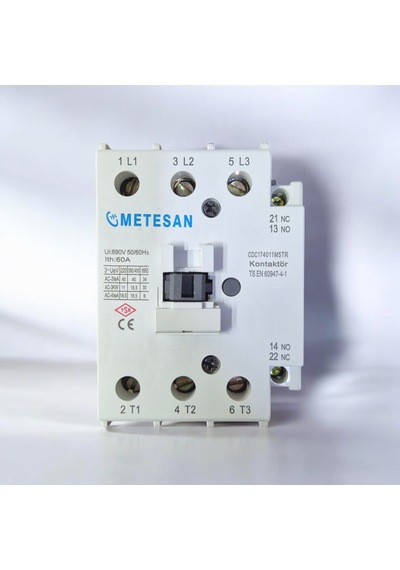 Metesan Cdc 174001 M5 40 Amper 2no + 2nc Kontaktör