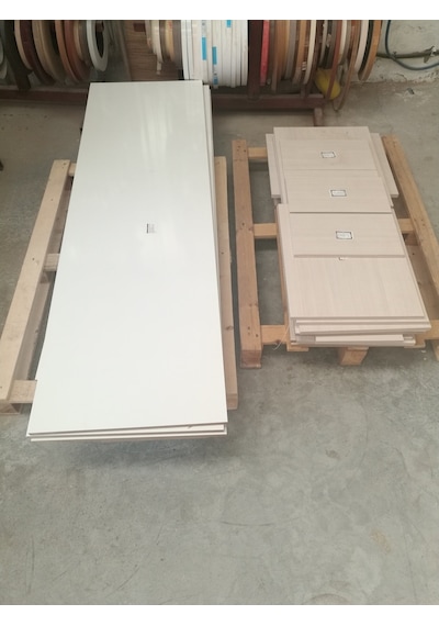 Mdf Levha 18 Mm Parlak Beyaz 1 Mm Kenar Bantlama