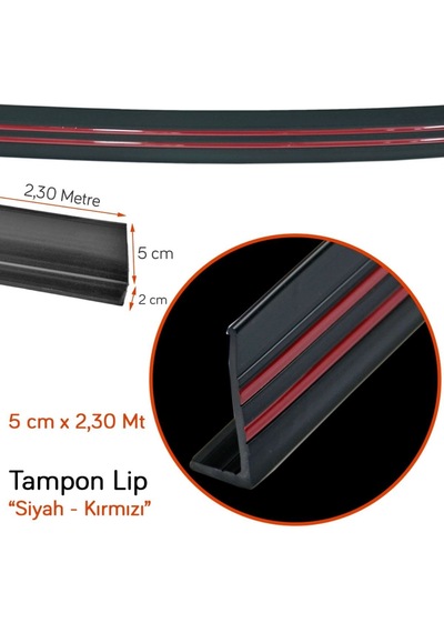 Carpi Tampon Lip Siyah-Kırmızı 5.5 Cm X 2.30 Mt Sal-146 Br2790121