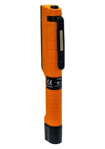 Lightorch LT03151 Pilli Cob Led Mıknatıslı Cep Feneri 130 Lümen Siyah