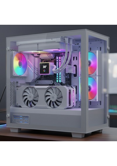 Gameforce Raider 240mm Argb Beyaz Sıvı Soğutucu 275w Tdp Beyaz