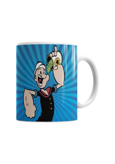 Popeye Temel Reis Kupa Bardak Porselen No28486 Karışık