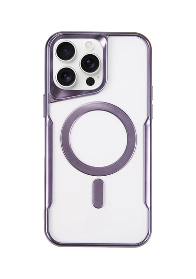 Newface - 774 - İphone 16 Pro Max Kılıf Boyi Magsafe Silikon Kapak - - Edntrend - Derin Mor