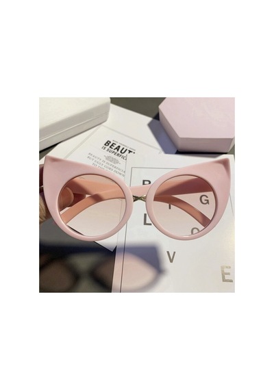 Sheer Vintage & Retro Güneş Gözlüğü Pembe