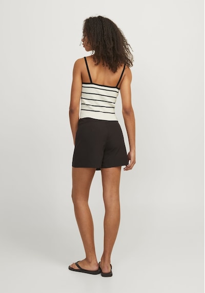 Jack & Jones Kadın Askili Çizgili Bluz - Esther 12255237 Vanilla Ice Bej