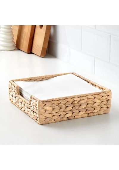 Ikea Cıssan Peçetelik 23 X 23 X 7 Cm Sarı