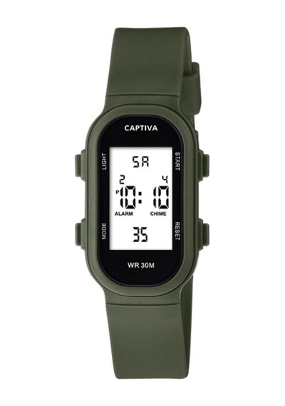Captiva Digital 3 Atm Suya Dayanıklı Işık+alarm+kronometre+takvimli Çoçuk Kol Saati Cp.yn.25.09