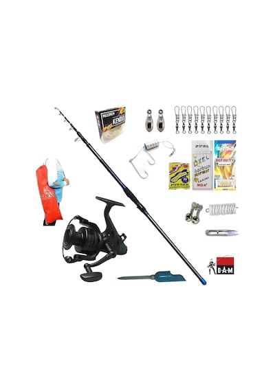 Xt1 Tele 360cm 3.00lbs Quick Runshift 6000 Fs Profesyonel Kıyı Olta Takımı Seti
