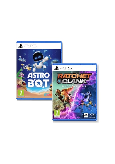 Astro Bot + Ratchet & Clank Rift Apart Ps5 2'li Oyun Seti