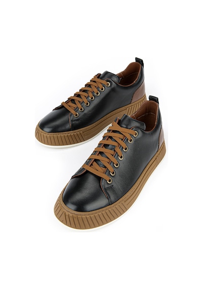 Ziya Erkek Hakiki Deri Günlük Sneaker 161983z870 Siyah 161983z870 000 40