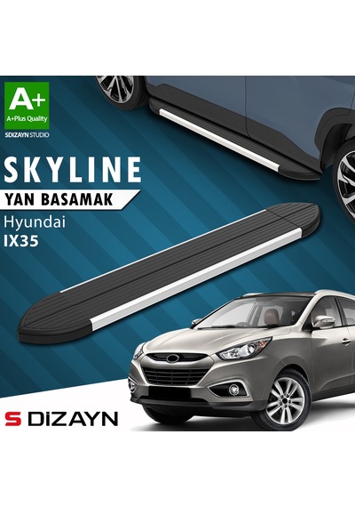 S-dizayn Hyundai Ix-35 Skyline Aluminyum Yan Basamak 173 Cm 2010-2015 A+ Kalite
