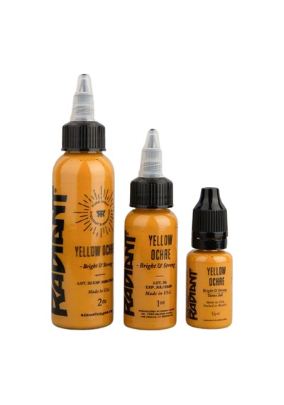 Yellow Ochre - Radiant Tattoo Dövme Boyası - 0,5oz/15ml
