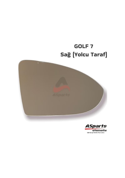 VW Golf 7 Dış Ayna Camı Sağ (yolcu Taraf) (ısıtmalı) 5g0857522
