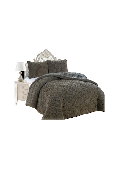 Comfort Yorgan Seti Çift Kişilik Lıssome Haki Haki Yeşil