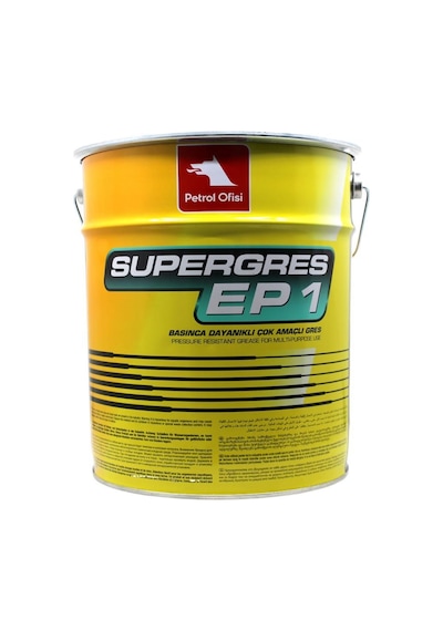 Petrol Ofisi Süper Gres Ep 1 Lityum Sabunlu Performanslı Gres 15 KG