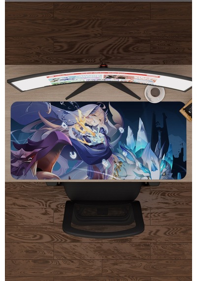 Kokomi Genshin Impact Anime Gacha V5 - 90x40 Xxl Gaming Mouse Pad Fare Altlığı