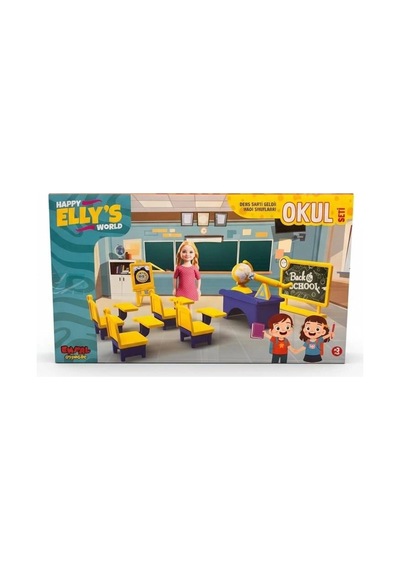 Ellys World Oyuncak Bebek Okul Seti - Çocuklar İçin Eğlenceli Oyun Seti Bx-316071
