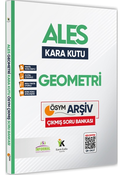 Ales Matematik Tek Kitap Ve Geometrinin Kara Kutusu Konu Ö.d.Çözümlü Çıkmış Soru Bankası Seti