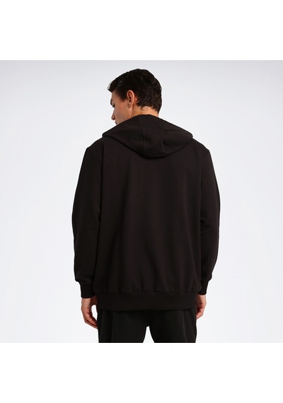 Reebok Fermuarlı Sweatshirt Erkek Siyah Nıkı Fz