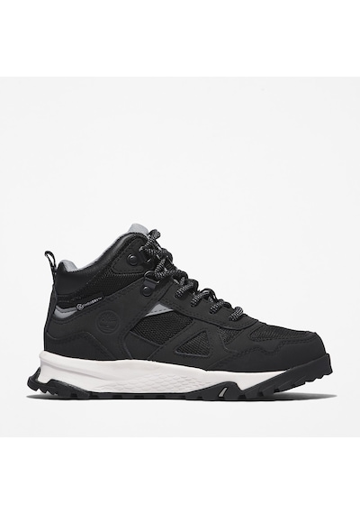 Timberland Lincoln Peak Mid Lace Up Waterproof Hiki Çocuk Bot-34007 Siyah