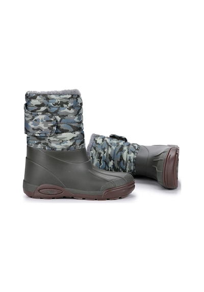 Igor İgor W10210 Topo Ski Camo Erkek Çocuk Su Geçirmez Yağmur Kar Botu Haki