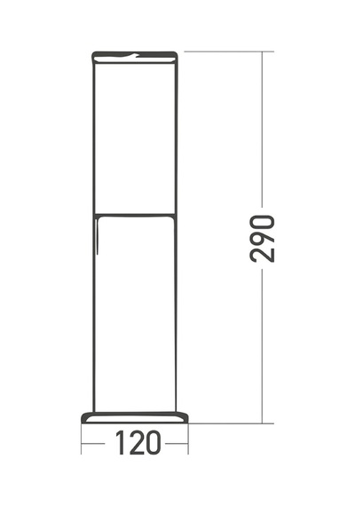Arıa Bahce Dırek Armaturu 290mm E27 Pc Siyah - 935282769 Siyah