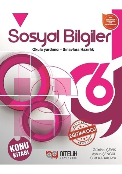 6. Sınıf Sosyal Bilgiler Konu Kitabı  -  Aysun Şengül  -  Nitelik Yayınları