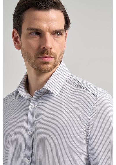 İmza Beyaz Uzun Kol Desen Yarım İtalyan Yaka Cepsiz Esnek Classic Slim Fit Gömlek 1004245218 Optik Beyaz İmza Beyaz Uzun Kol Desen Yarım İtalyan Yaka Cepsiz Esnek Classic Slim Fit Gömlek 1004245218 Optik Beyaz
