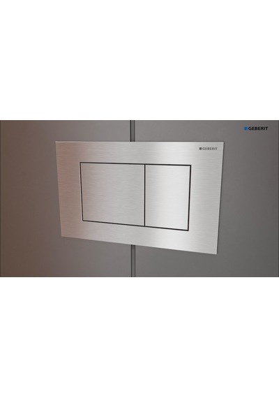 Geberıt Kumanda Kapağı Sigma40 Square Paslanmaz Çelik 115.629.fw.1 Krom/Mat