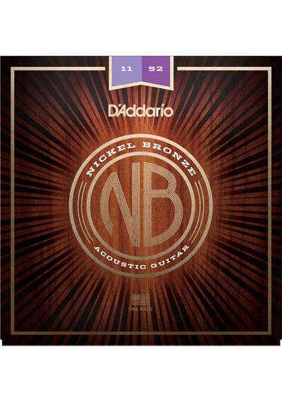 D'addario Nb1152 Nickel Bronze Akustik Gitar Tel Seti - 11-52 Cus