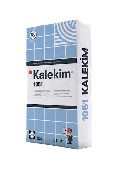 Kalekim 1051 Seramik Yapıştırıcısı 25 KG  Gri