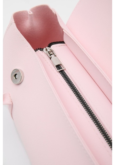 Shule Bags Mari Vintage Baget Çanta Pudra Pembe