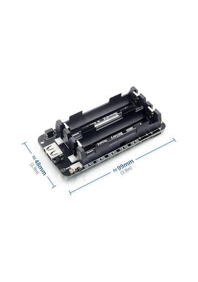 Alkatronik-2X 18650 Pil Şarj Kartı V8 Battery Shield Lityum Li-On Powerbank