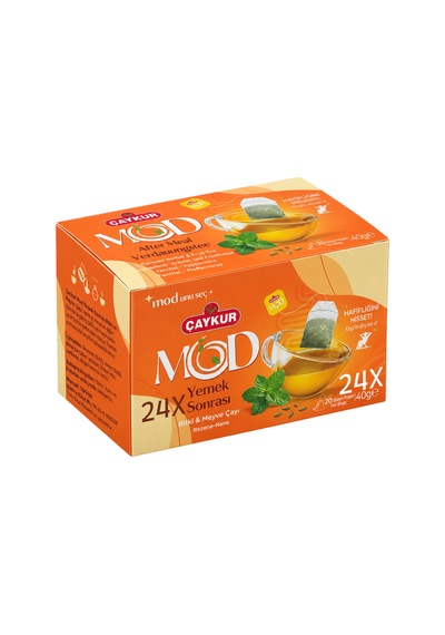 Mod Yemek Sonrası Bardak Poşet Çay 2x20 40gr. Yirmidörtlü Paket