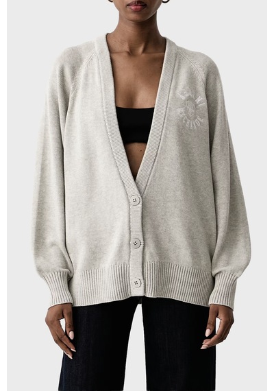 Armani Exchange Logolu % 100 Pamuk V Yaka Düğmeli Hırka Kadın Hırka Xw002878 Af16552 O8019 Gri Melanj Armani Exchange Logolu % 100 Pamuk V Yaka Düğmeli Hırka Kadın Hırka Xw002878 Af16552 O8019 Gri Melanj