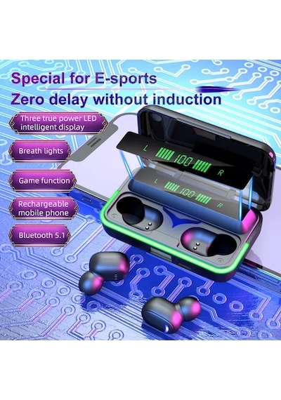E10 Mipods Bluetooth Gaming Kablosuz Kulaklık