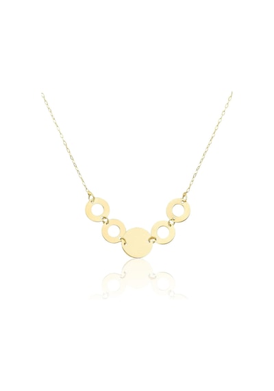 Halka 14k Altın Kolye 4n37019 Sarı
