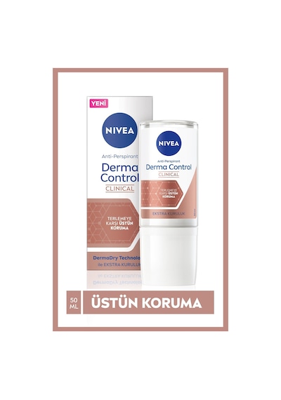 NIVEA Derma Control Clinical Kadın Roll-On Deodorant 50 ML