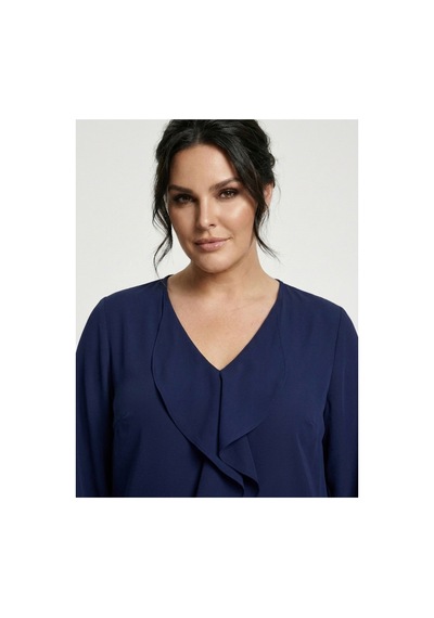 Hanezza Hardal Volan Yaka Uzun Kollu Büyük Beden Jessica Krep Bluz Lacivert - 653700625 Lacivert Hanezza Hardal Volan Yaka Uzun Kollu Büyük Beden Jessica Krep Bluz Lacivert - 653700625 Lacivert