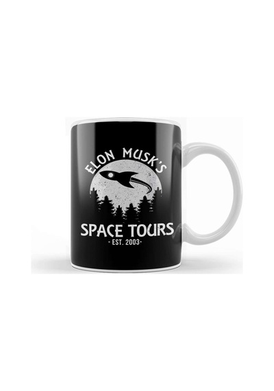 Elon Musk's Space Tours Kupa Bardak Porselen Karışık