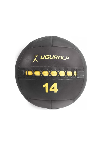 Uğuralp Deri Sağlık Topu 14Kg - Crossfit Model Medicine Ball