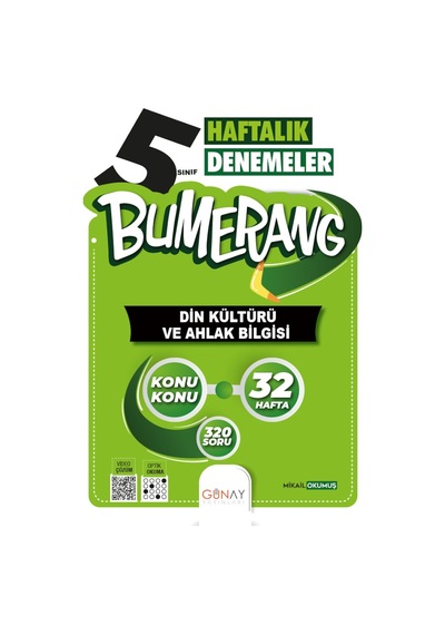 Günay Yayınları 5. Sınıf Din Kültürü Bumerang Deneme