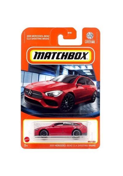 Matchbox 2020 Mercedes-benz Cla Shooting Brake - Kırmızı 1/64 Yurt Dışı Uzun Kartonet Kırmızı