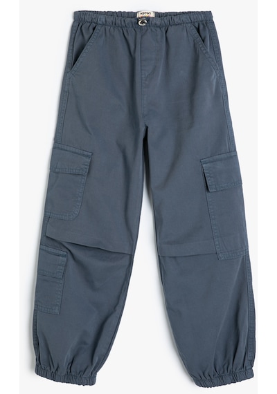 Koton Paraşüt Jogger Kot Pantolon Pamuklu Beli Lastikli Cepli - Parachute Jean Mavi 4skg40087ad Mavi Koton Paraşüt Jogger Kot Pantolon Pamuklu Beli Lastikli Cepli - Parachute Jean Mavi 4skg40087ad Mavi