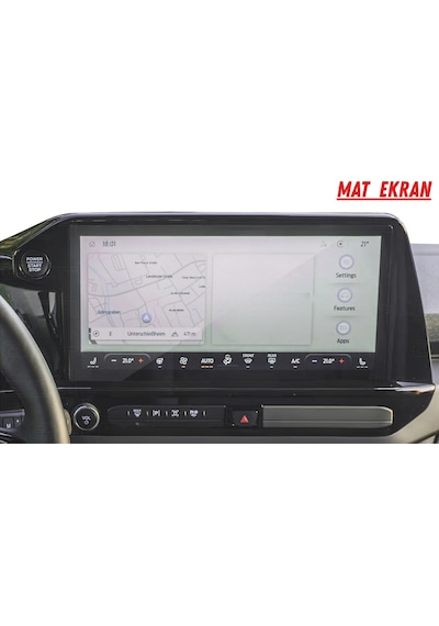Volkswagen Transporter T7 2025 Yeni Kasa Multimedya Uyumlu Mat Ekran Koruyucu