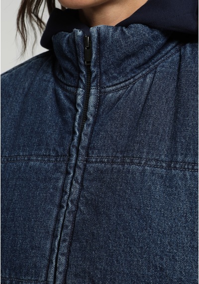 Colin's Colins Regular Fit Kadın Dark İndigo Denim Yelek Cl1082773 Q1.v1 Dn45191