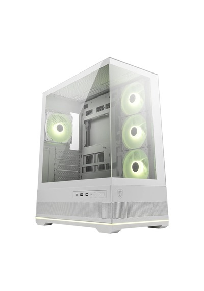 Mag Pano 110r Pz White Mid-tower Oyun Bilgisayarı Kasası 400 Mm Uzunluğa Kadar Gpu'ları Katkı Sağlar, Çı